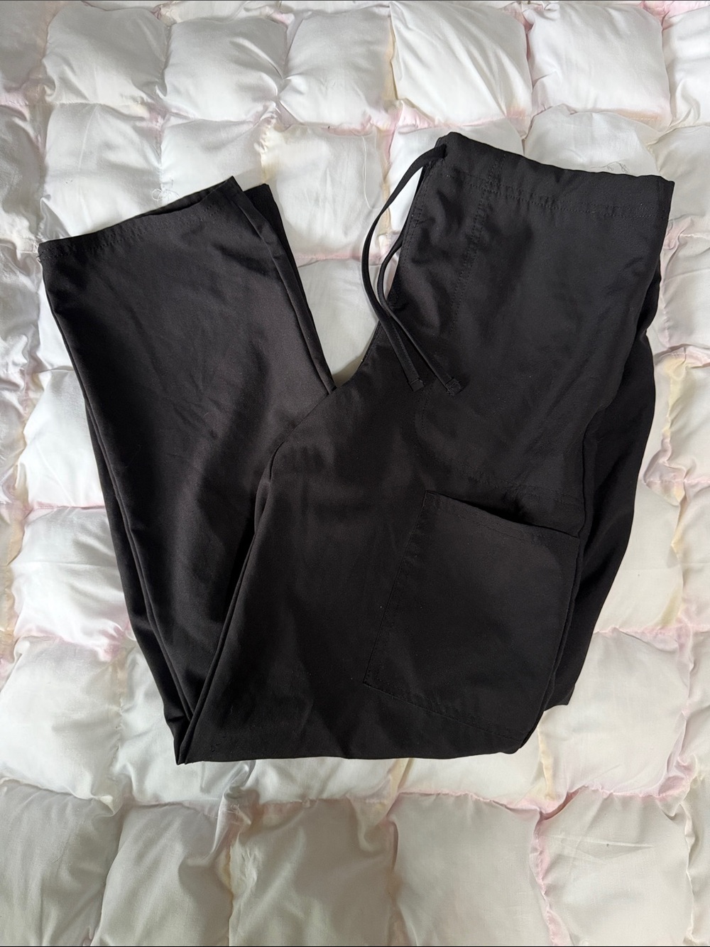 Scrubstar Black Women's Drawstring Jogger Pants